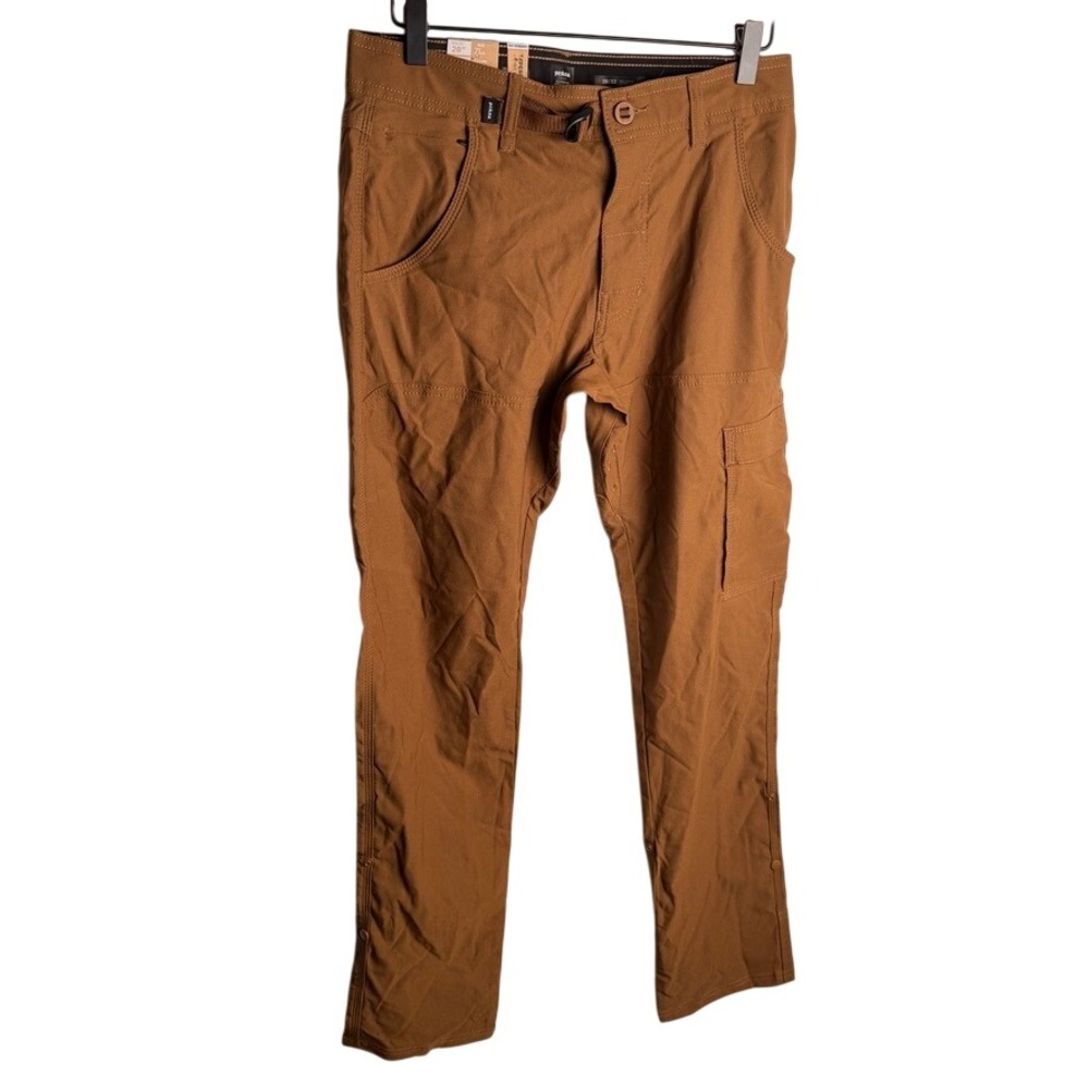 Prana Stretch Zion Pant 28x32 Mens Brown Tapered Hiking Cargo Outdoor Gorpcore